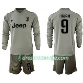 Juventus Dres HIGUAIN 9 Dječji Gostujući 2018/19 Dugim Rukavima